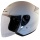 Casque Jet Torx Matt Blanc Or