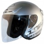 Casque Jet Torx Matt Silver Noir