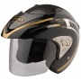 Casque Jet Torx Morris Carbone noir