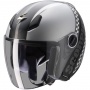 Casque Jet Scorpion EXO 200 TT Noir Gris