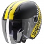 Casque Jet Scorpion EXO 200 TT Noir Jaune