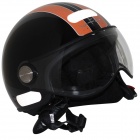 Casque Jet Torx Vega Noir Orange