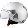 Casque moto Vemar Zero Uni Silver Gloss J203