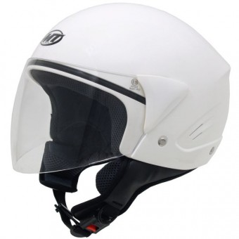 Casque Jet MT Ventus Solid Blanc
