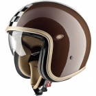 Casque Jet Premier Vintage CK Marron