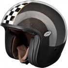 Casque Jet Premier Vintage Lux Titanium