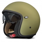 Casque Jet Premier Vintage Military Vert Mat