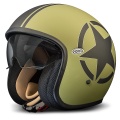 Casque moto Premier Vintage Star Military BM
