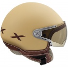 Casque Jet Nexx X60 Rap Crème Marron Casque Jet Nexx X60 Rap Crème Marron