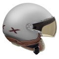Casque moto Nexx X60 Rap Gris Marron