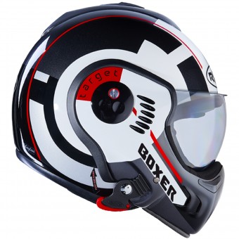 Casque Modulable Roof Boxer V8 Target White Black Red Casque Modulable Roof Boxer V8 Target White Black Red