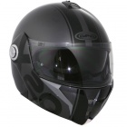 Casque Modulable GPA X20 Ds Stripe Gris Titan Metal - Noir
