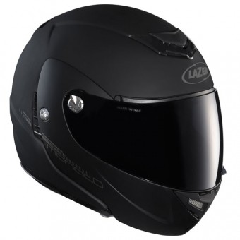 Casque Modulable Lazer Monaco Pure Carbon Noir Mat