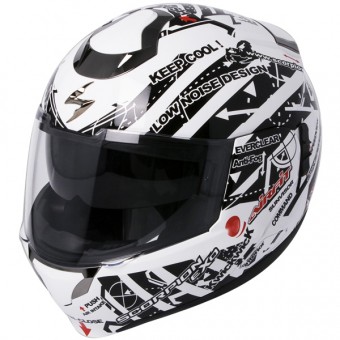 Casque Modulable Scorpion Exo 900 Air Signal Blanc