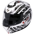 Casque moto Scorpion Exo 900 Air Signal Blanc
