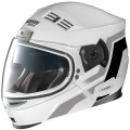 Casque moto Nolan N71 Motion Ncom Blanc 5