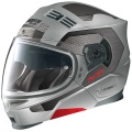 Casque moto Nolan N71 S2 Ncom Gris Mat 8