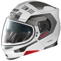 Casque moto Nolan N71 S2 Ncom Blanc Mat 10