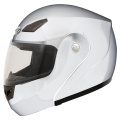 Casque moto MT Coyote Solid Blanc