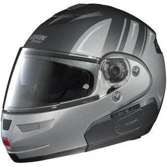 Casque Modulable Nolan N103 Classic N-COM Motorrad Artic Grey 27