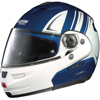 Casque Modulable Nolan N103 Classic N-COM Motorrad Blue 31