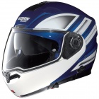 Casque Modulable Nolan N104 Voyage N-Com Bleu 15