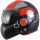 Casque moto Modulable Boxer V8 Graphic Orange