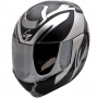 Casque Modulable Scorpion Exo 900 Air Virtuose Noir Chrome Mat Brillant
