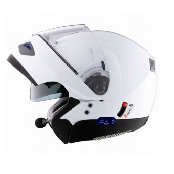 Casque Modulable Vemar Jiano Bluetooth Blanc Brillant JA8