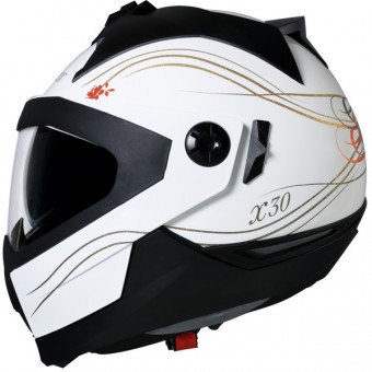 Casque Modulable Nexx X30 Style Blanc Or