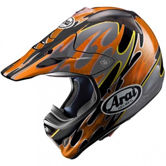 Casque moto Tout terrain VX3 Winner Orange