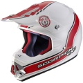 Casque Tout terrain Scorpion VX-17 Air Trophy Blanc Rouge