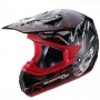 Casque Tout terrain Scorpion VX-24 Air Vampire Noir Rouge