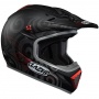 Casque Tout terrain Lazer MX7 Hurricane Noir Gris Rouge mat