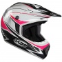Casque Tout terrain Lazer MX7 Prime Blanc Fushia