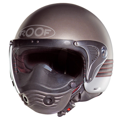Casque Jet Roof Sphair Acier Mat