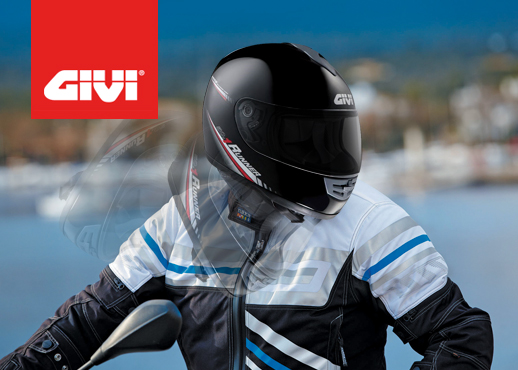 Casques moto Givi historique de la marque