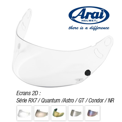 Accessoires Visiere Visiere Arai 2D RX7 - ASTRO R