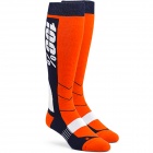 Chaussettes Cross 100% Socks Hi Side Orange Chaussettes Cross 100% Socks Hi Side Orange