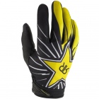 Gants Cross FOX Dirtpaw Rockstar Black Yellow