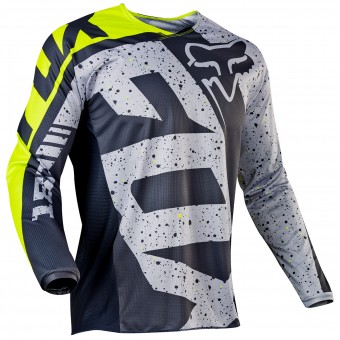 Maillot Cross FOX 180 Nirv Grey Yellow 086 Maillot Cross FOX 180 Nirv Grey Yellow 086