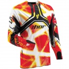 Maillot Cross Thor Flux Fiber Red Jersey