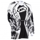 Maillot Cross Kenny Track Jersey Black White