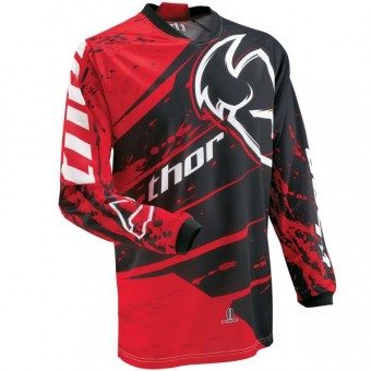 Maillot Cross Thor Phase Splatter Red Jersey