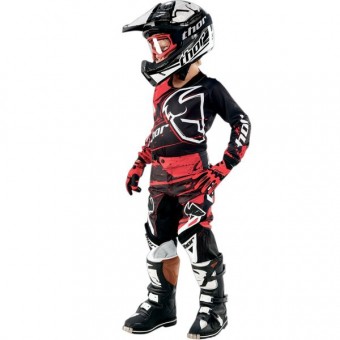 Thor Phase Splatter Red Pant Enfant