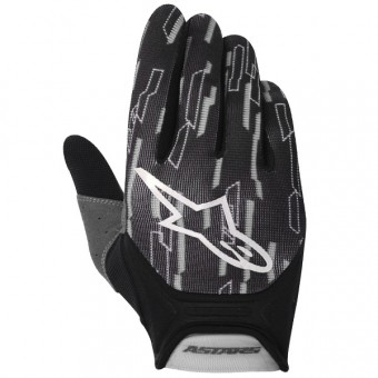 Gants Cross Alpinestars Racer Grey Black White