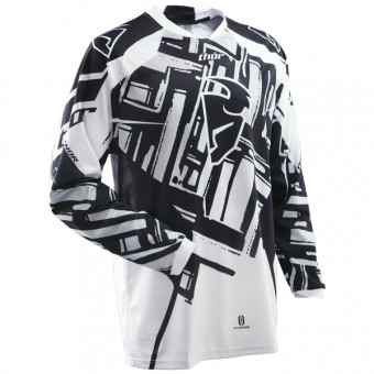 Maillot Cross Thor Phase Black Slab Jersey
