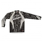 Maillot Cross Alpinestars Racer Jersey Grey Black White