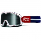 Masque Moto 100% Barstow Deus Ex Machina White Masque Moto 100% Barstow Deus Ex Machina White
