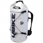 Sac a dos Moto UBIKE Cylinder Bag 50 L Blanc Noir Sac a dos Moto UBIKE Cylinder Bag 50 L Blanc Noir